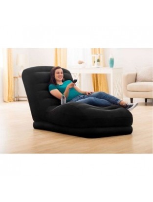 CHAISE LOUNGE HINCHABLE NEGRO